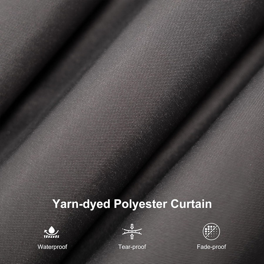 PURPLE LEAF Luxury Patio Gazebo for Backyard Upgraded Heavy Duty Galvanized Steel Roof Enhanced Stability and Premium Curtains