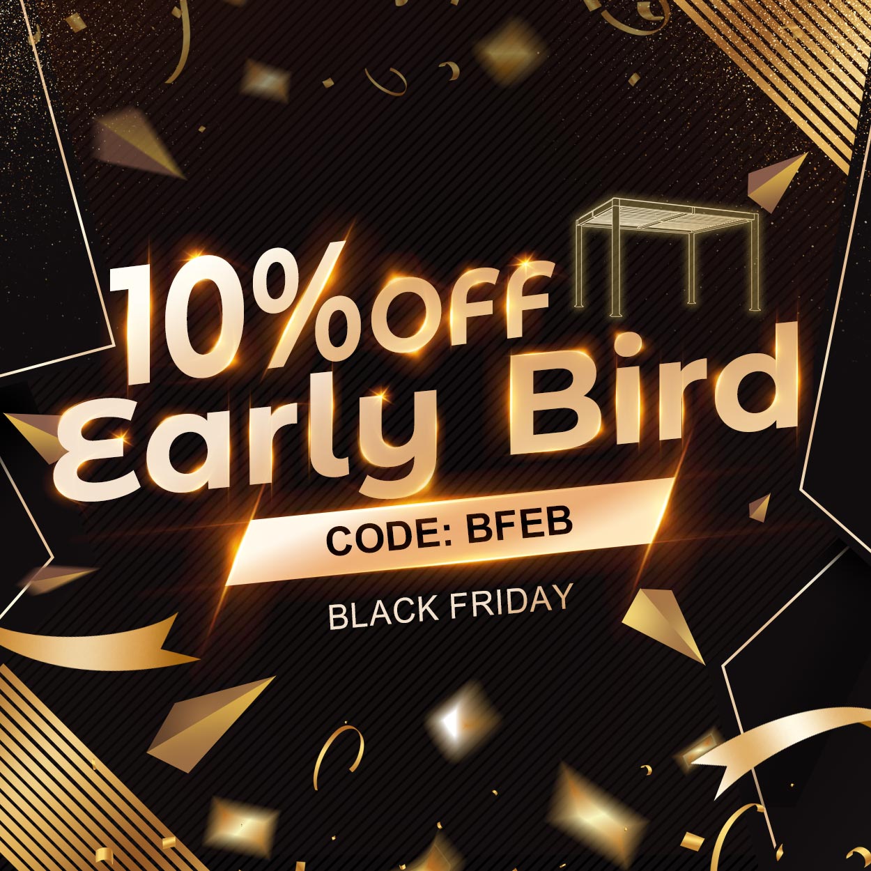 PURPLE LEAF Louvered Pergola Outdoor Aluminum Pergola with Adjustable Roof for Deck Backyard Garden Hardtop Gazebo