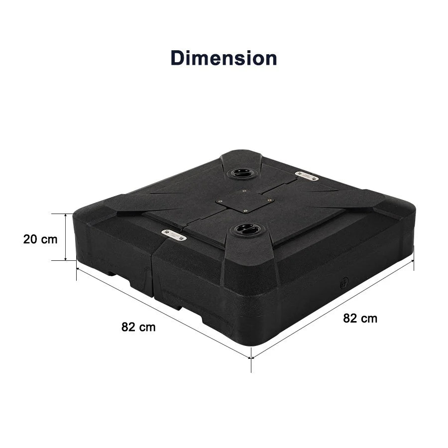 PURPLE LEAF Offset Umbrella Base Cantilever Umbrella Weighted Base