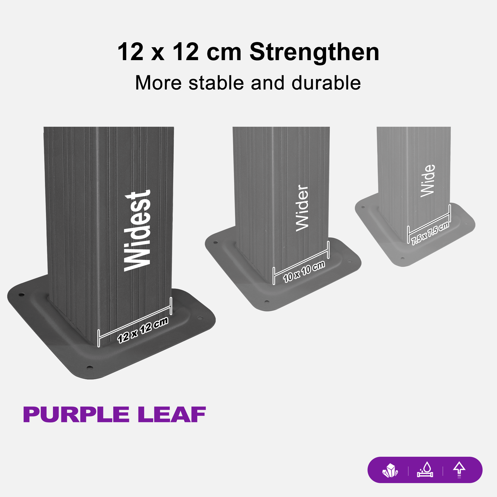 PURPLE LEAF Luxury Patio Gazebo for Backyard Upgraded Heavy Duty Galvanized Steel Roof Enhanced Stability and Premium Curtains