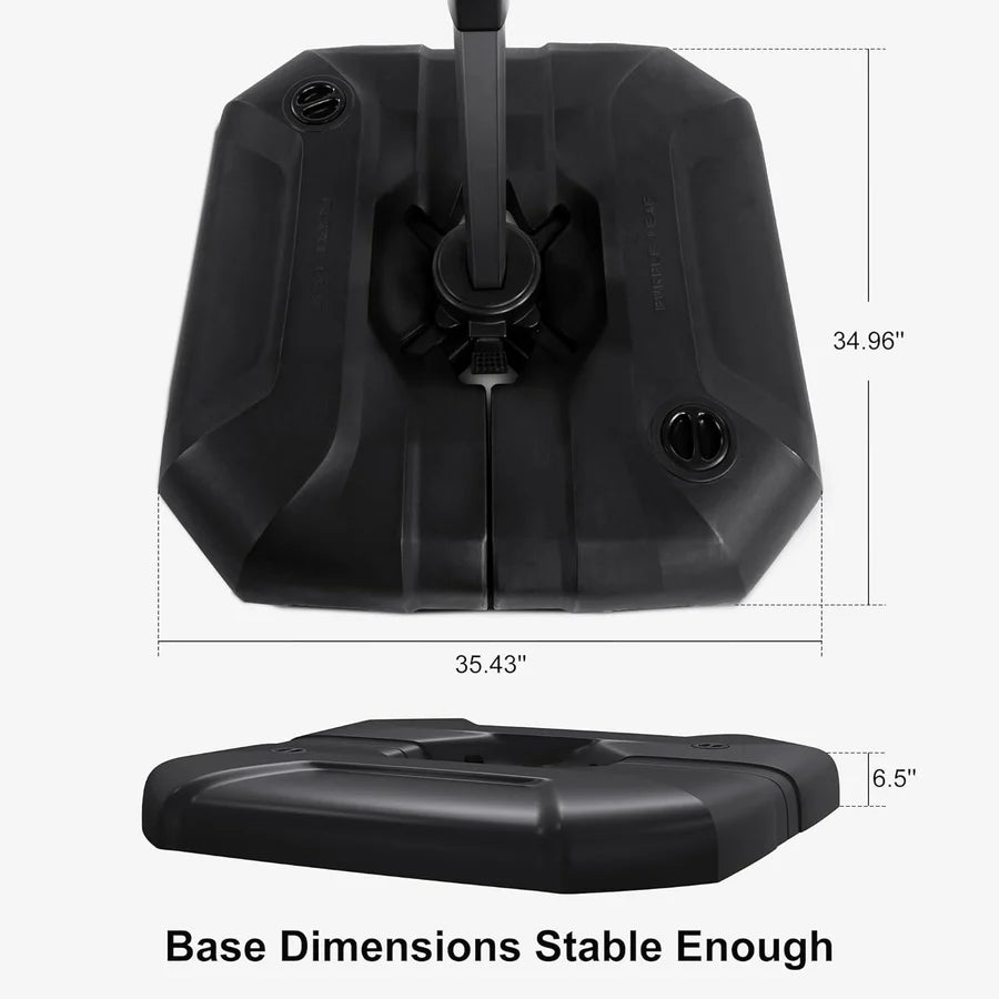 PURPLE LEAF Umbrella Base for offset umbrella ZYAU04BSSBL-150