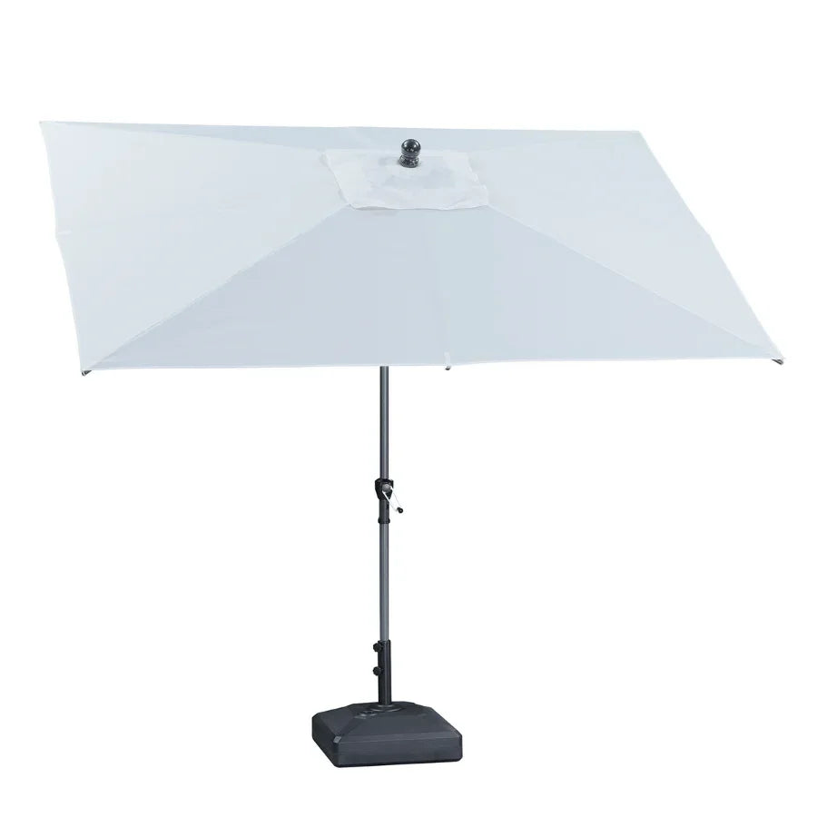 PURPLE LEAF Porch Table Umbrella with Crank and Tilt, Market Patio Umbrella