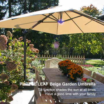 best patio umbrella australia PURPLE LEAF Economical Patio Umbrella Swivel Square Outdoor Umbrellas