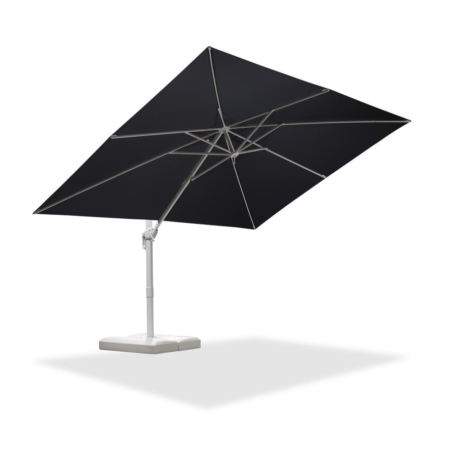 PURPLE LEAF White Outdoor Patio Umbrella Offset Umbrellas