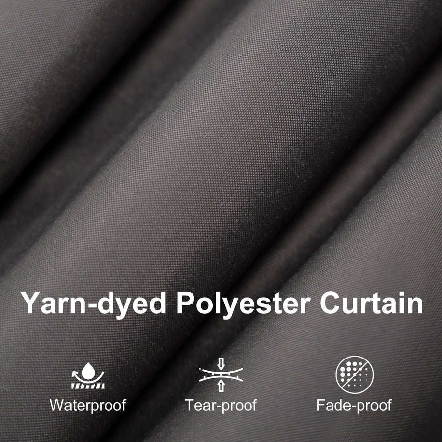 PURPLE LEAF Luxury Patio Gazebo for Backyard Upgraded Heavy Duty Galvanized Steel Roof Enhanced Stability and Premium Curtains