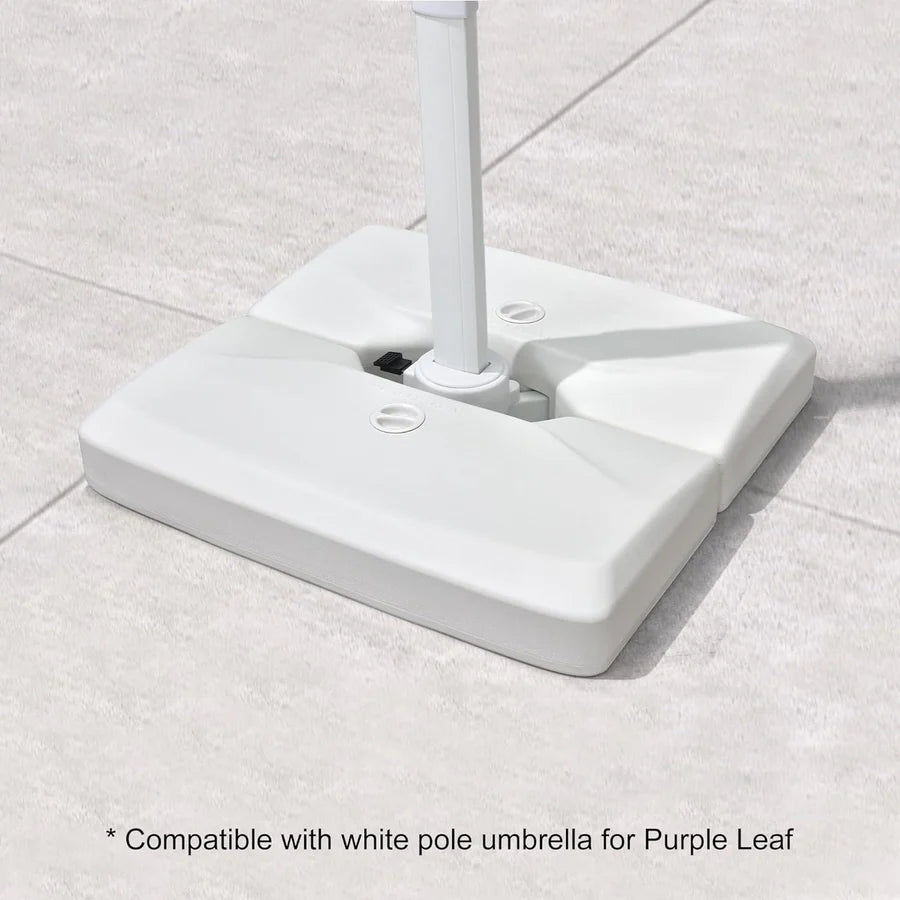 PURPLE LEAF White Patio Cantilever Umbrella Base ZYAU02XBBS-100