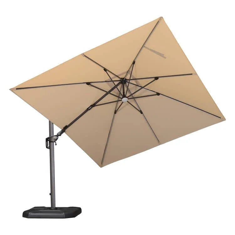 PURPLE LEAF LED Economical Patio Umbrellas Outdoor Umbrella with Lights