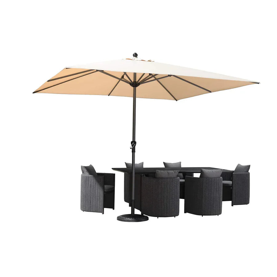 PURPLE LEAF Aluminum Market Patio Umbrella Commercial Outdoor Garden Umbrella